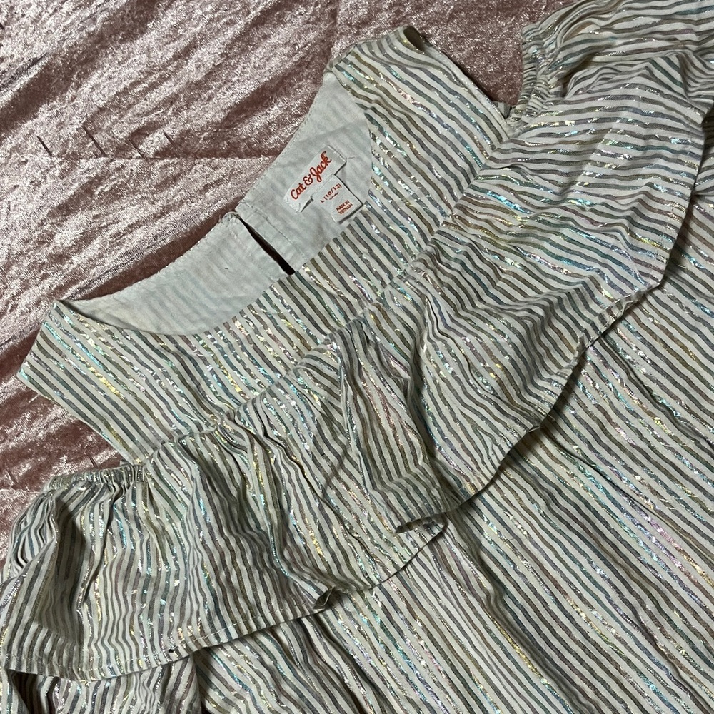 Cat & Jack Multicolor Striped Dress - Picture 6 of 11